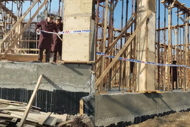 Gəncədə aparılan qanunsuz tikintinin qarşısı alındı